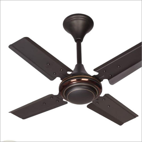 24 Inch 4 Blade  Black  Ceiling Fan