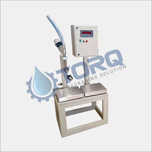 Semi-automatic Semi Automatic Weigh Base Oil Filling Machine