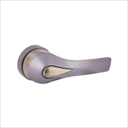 Satin With Chrome & Antique Jainson Drop Mortise Rose Handle Lock