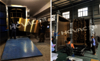 HCVAC Titanium Coated Gold Stainless Steel Sheet Tube PVD Plasma Coating Machine