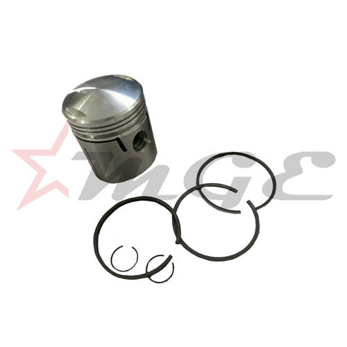 As Per Photo Piston Assembly With Ring - 0.040" O/s For Royal Enfield