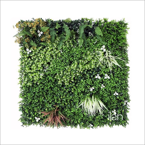 1X1m Autumnal Floret Green Wall