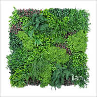 1X1m Autumnal Blush Green Wall