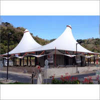Double Conical Tensile Structure - Color: White