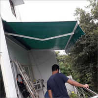Waterproof Retractable Awnings - Color: Green
