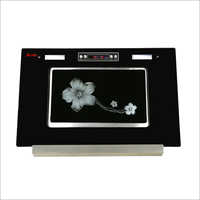 01_Quba 3015 Designer Wall Mounted Side Suction Black Glass Kitchen Chimney