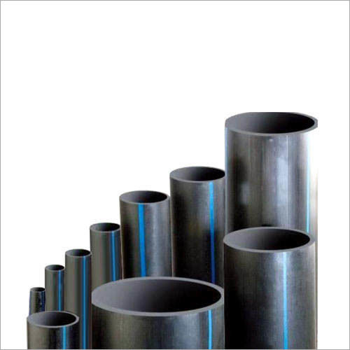 HDPE Pipes - Round Shape, Black Color | Durable HDPE Material, Versatile Pipe Solution