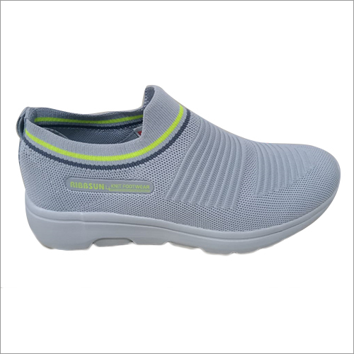 Mens Grey Mesh Sports Comfortable  Shoes