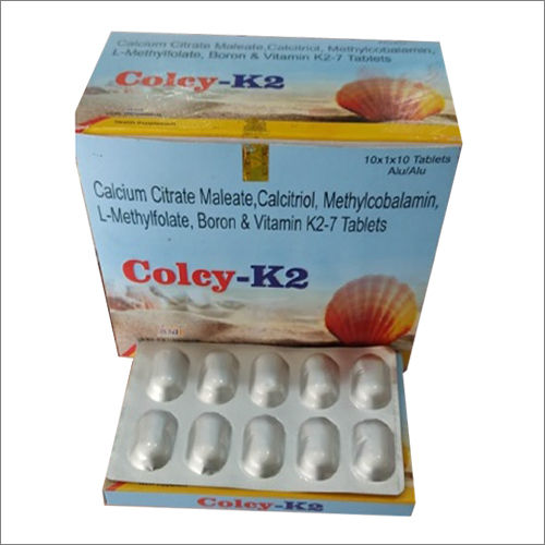 Calcium Maleate, Calcitriol, Methylcobalamin, L-Methylfolate, Boron And Vitamin K2-7 Tablets