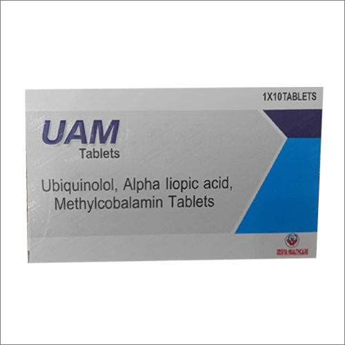 Ubiquinolol, Alpha Iiopic Acid, Methylcobalamin Tablets General Medicines