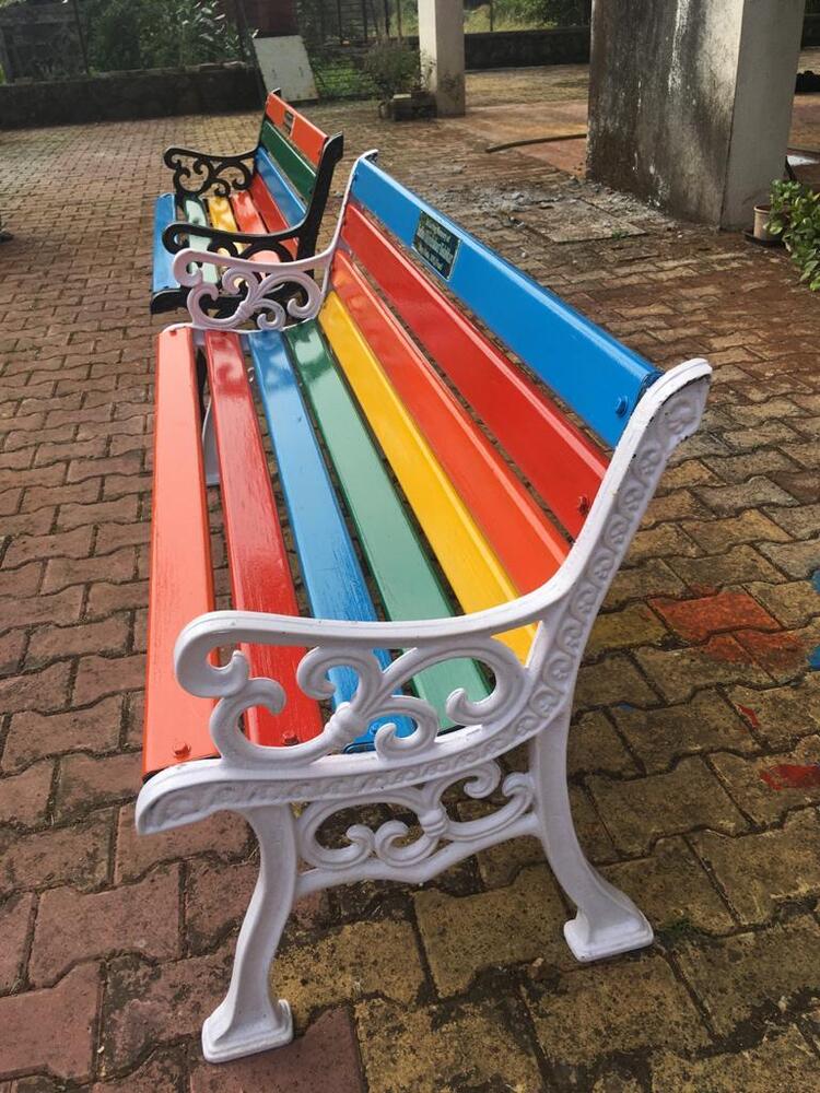 Polished Frp Garden Bench Pattis