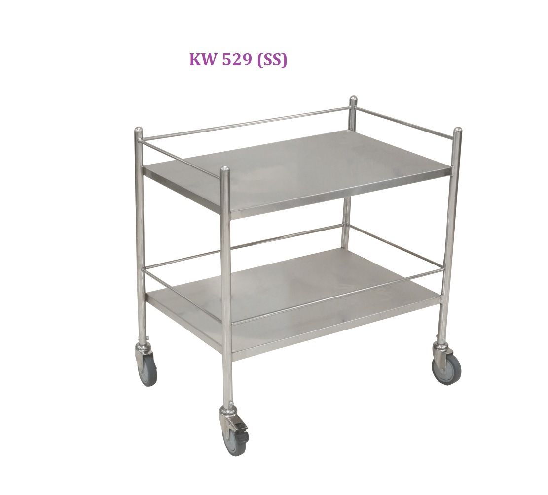 Kw 529 (Ss) - Instrument Trolley (202 G) - 20*30 - Material: Stainsteel