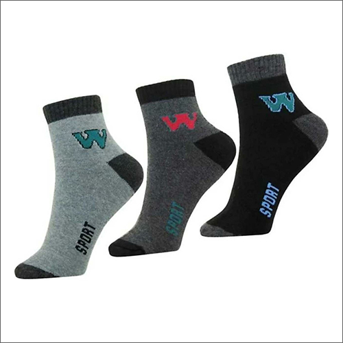 Mens High Ankle Printed Sport Socks