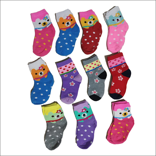 Kids Multicolor Ankle Length Socks