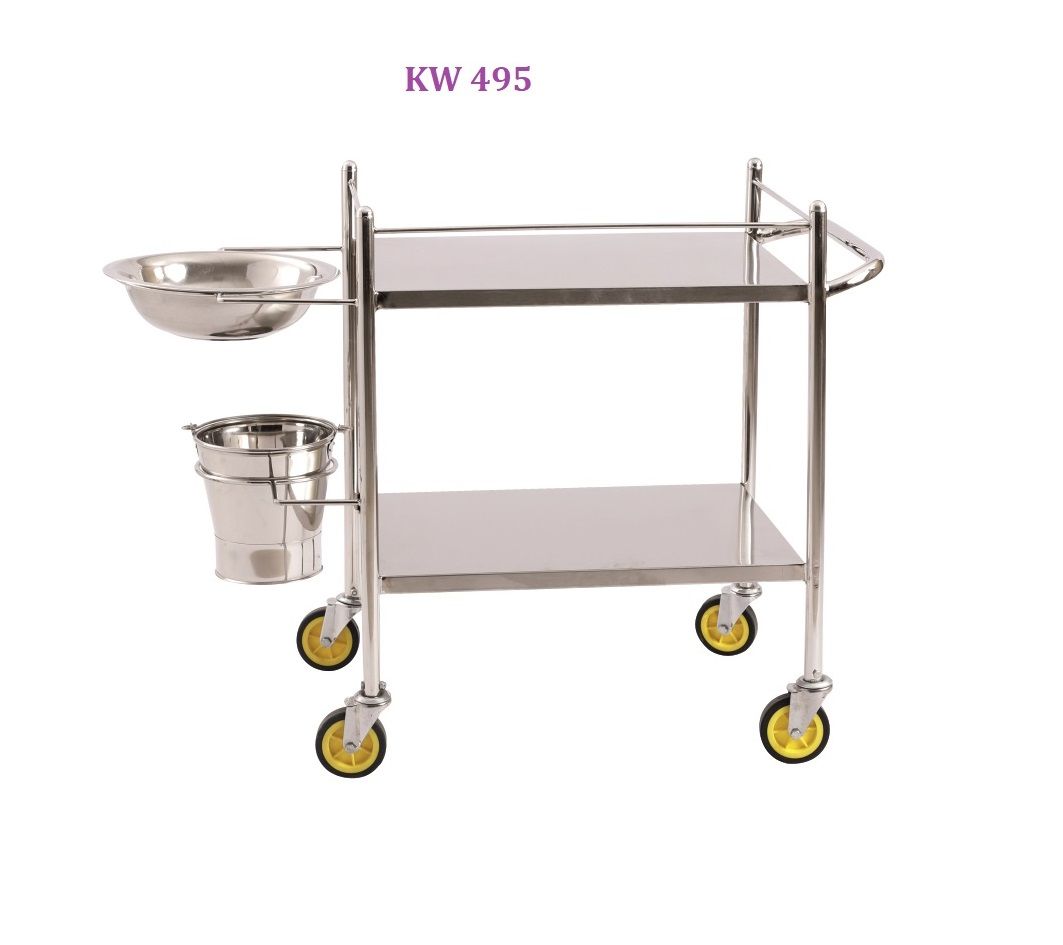 KW 495 (SS) - DRESSING TROLLEY (202 G)