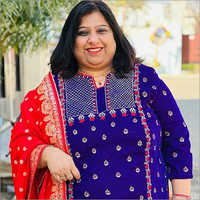 Indian Ladies Velvet Suit