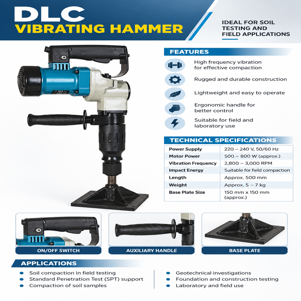 Dlc Vibrating Hammer - Warranty: 1 Year