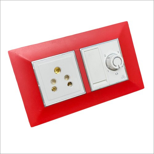 Red Polycarbonate Modular Switch Plate