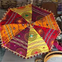 Rajasthani Embroidered Decorative Umbrella