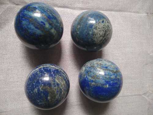 Lapis lazuli spheres (ball)