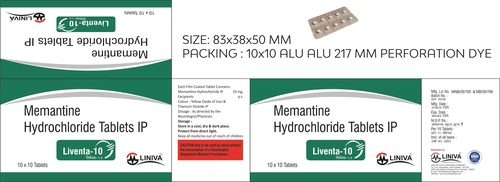 Memantine hydrochloride tablet