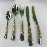 Stainless Steel Cutlery Set - Gold