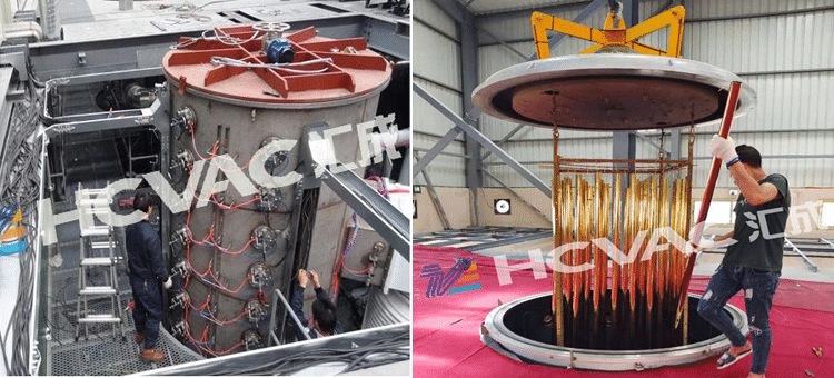 HCVAC Stainless Steel Colorful Pipe PVD Decorative Coating Machine