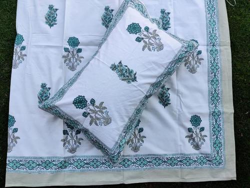 Hand Block Print Cotton Bedcover