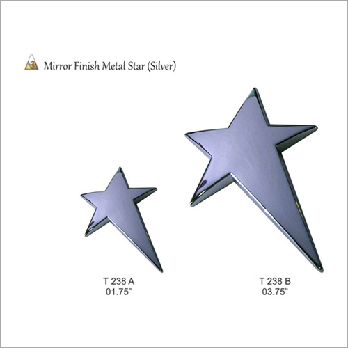T 238 A (S) Mirror Finish Metal Star (Silver)