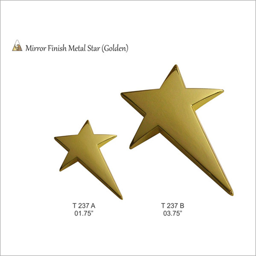 T 237 A (G) Mirror Finish Metal Star (Golden)
