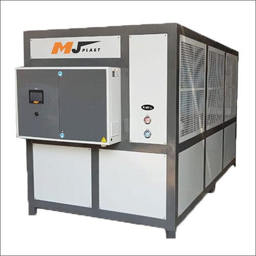 Industrial Screw Chiller - Color: Gray & White