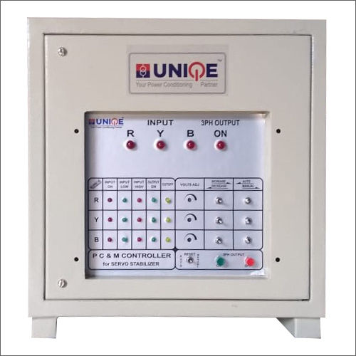 Metal Servo Stabilizer Control Panel