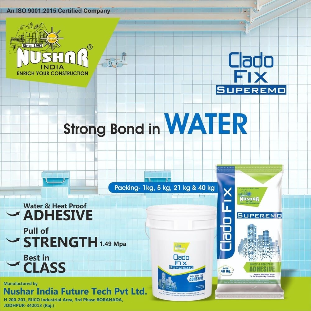 Clado Fix Supremo Tile Adhesive - Color: White