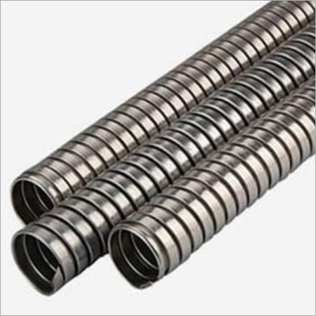Stainless Steel Flexible Conduit - 202 / 304 / 316 SS Grades, Flexible Temp Range -100Â°C to +300Â°C, IP40 Protection, Black | For Electrical Goods