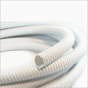 PVC Corrugated Flexible Conduit - Size: 16mm to 50mm, Silver Color | Features: Flexible Bending Radius, Durable Coil Length Options