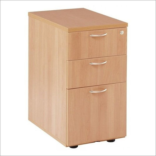 Eco-Friendly Wooden Modular Mobile 3 Drawer Pedestals Unit