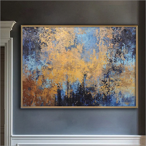 Living Room Gold Painting