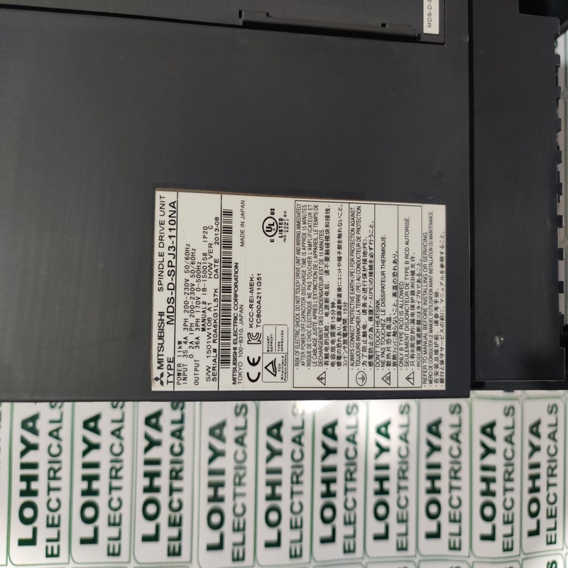 MITSUBISHI MDS-D-SPJ3-110 SPINDLE DRIVE