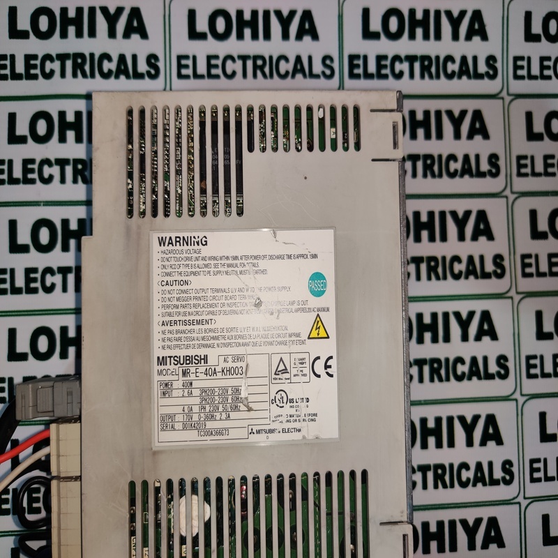 MITSUBISHI MR-E-40A-KH003 AC SERVO DRIVE