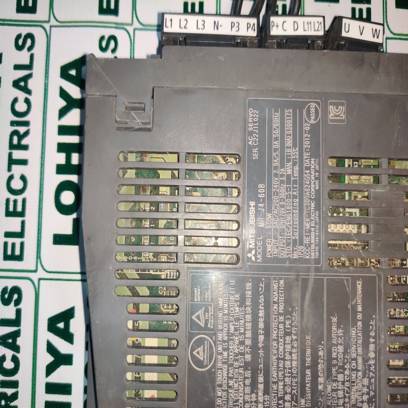 MITSUBISHI MR-J4-60B AC SERVO DRIVE