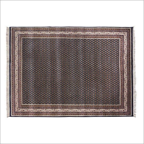 Washable 10.5-48 Mir D Hand Knotted Carpets