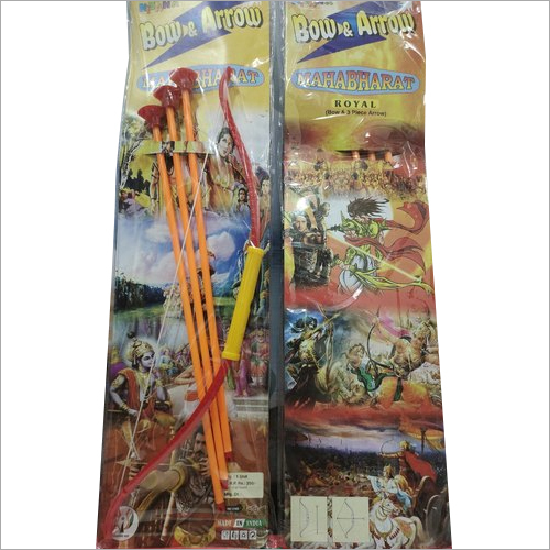 Plastic Archery Bow And 3 Arrow Set