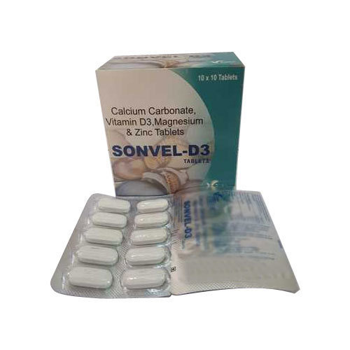 Calcium Carbonate , Magnesium , Zinc Sulphate & Vitamin D3 Tablet