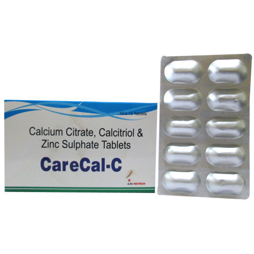 Calcitriol, Calcium Carbonate, Zinc Sulphate Tablets