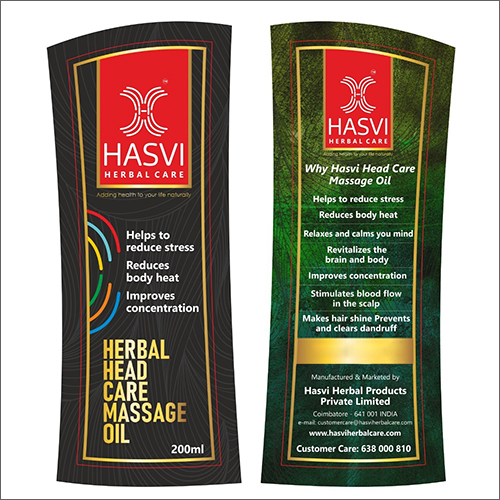 200ml Herbal Head Care Massage Oil