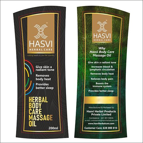 200ml Herbal Body Care Massage Oil