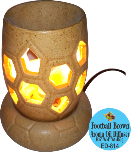 Ceramic Football Shape Aroma Oil Diffuser (Pack of 2)