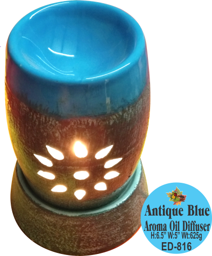 Eco-Friendly Ceramic Antique Aroma Oil Diffuser (Pack Of 2)