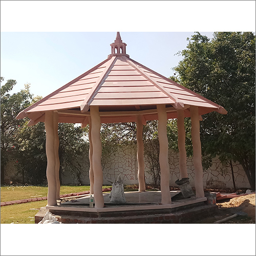 Sandstone Garden Gazebo By MARBLE AND NATURAL STONE MART
