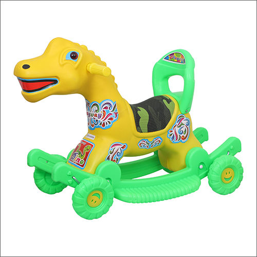 Kids Plastic Yellow Green Dinosaur Toys